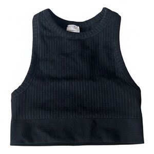 Good American Black Knit Top Women’s Size 00/0